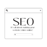 blue simple minimalist seo instagram post